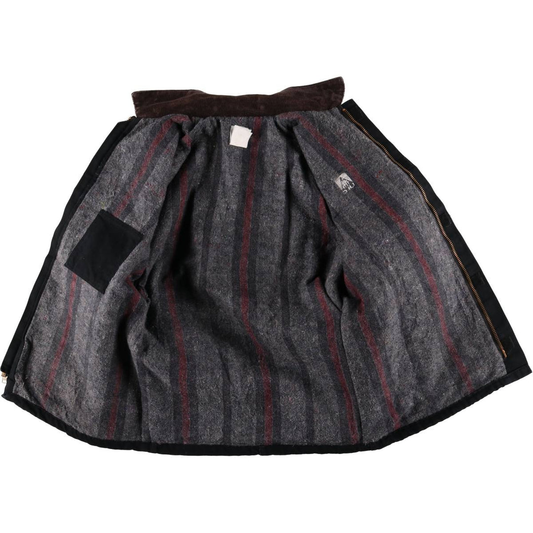 Carhartt Duck Work Jacket, Made in USA, Men's Size L cotton black type Vintage Second Hand