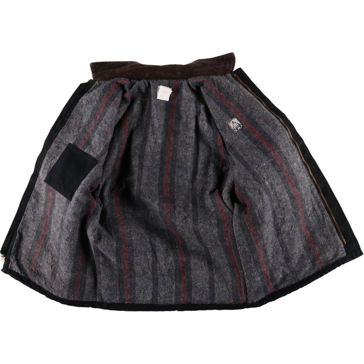 Carhartt Duck Work Jacket, Made in USA, Men's Size L cotton black type Vintage Second Hand