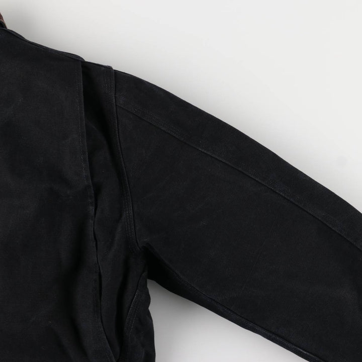 Carhartt Duck Work Jacket, Made in USA, Men's Size L cotton black type Vintage Second Hand