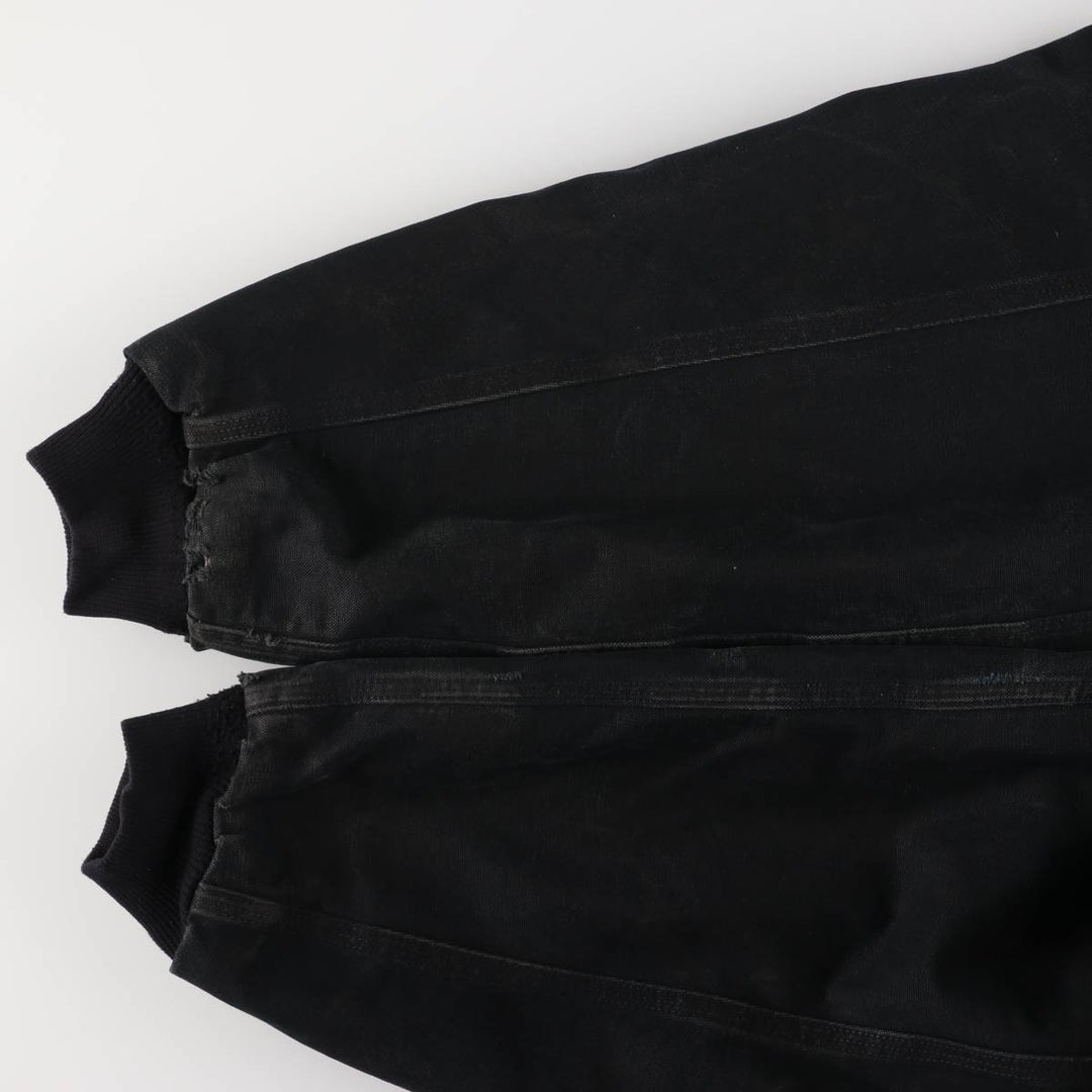 Carhartt Active Jacket, Padded Duck Full-Zip Hoodie, Made in USA, Men's XXL cotton black type Vintage Second Hand