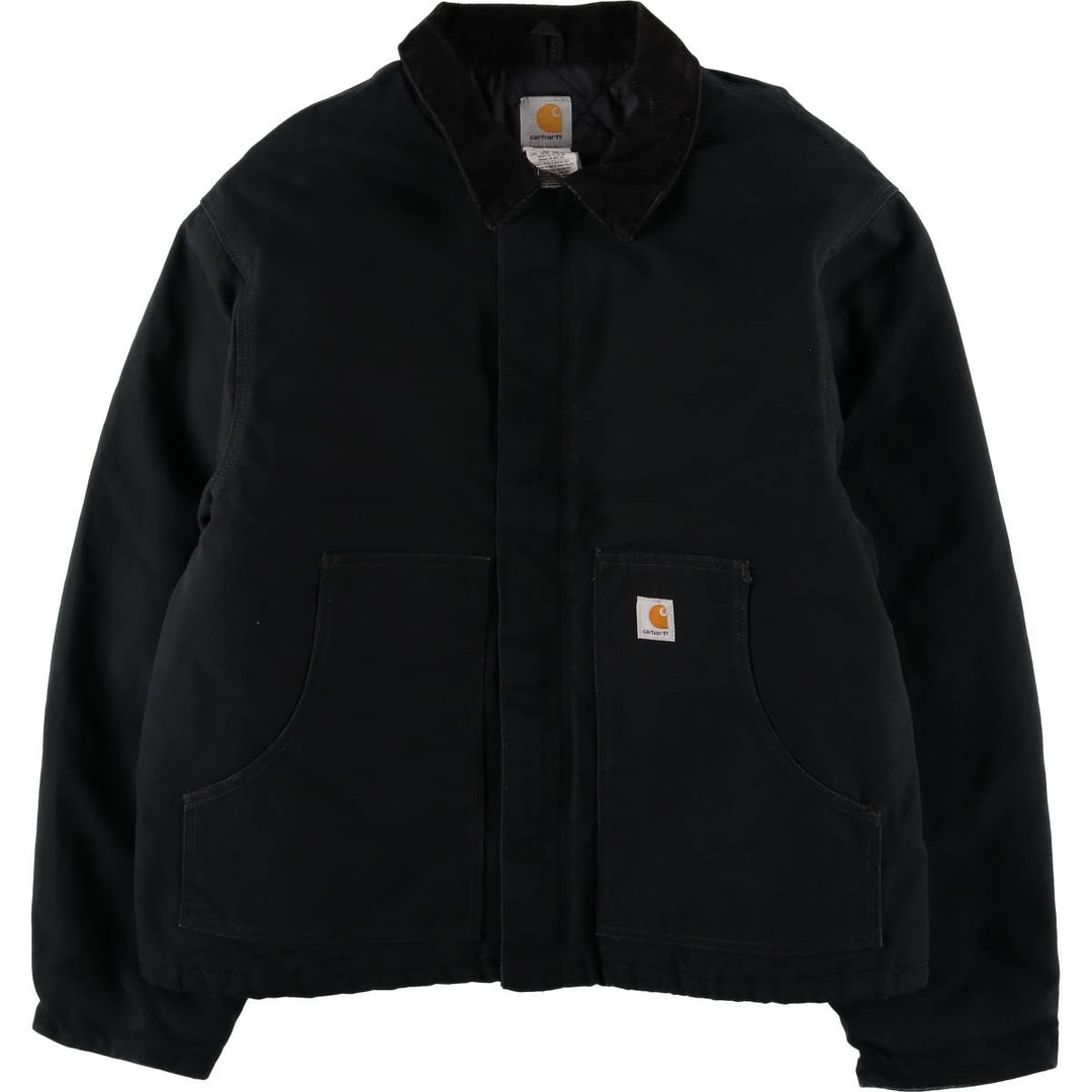 2000'S Carhartt Traditional Padded Duck Work Jacket, Men's XXL cotton black type Vintage Second Hand