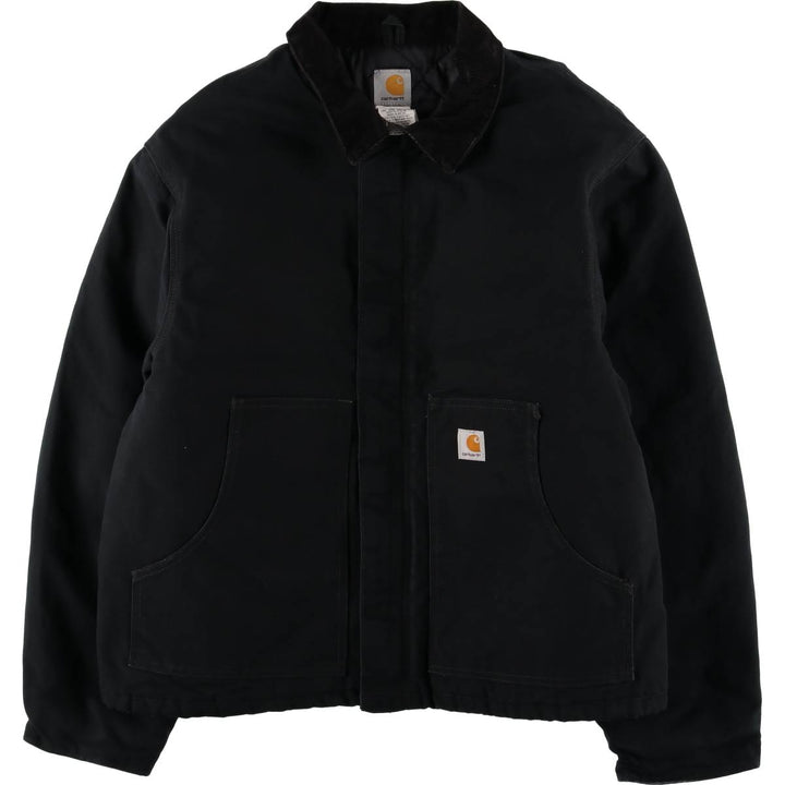 2000'S Carhartt Traditional Padded Duck Work Jacket, Men's XXL cotton black type Vintage Second Hand