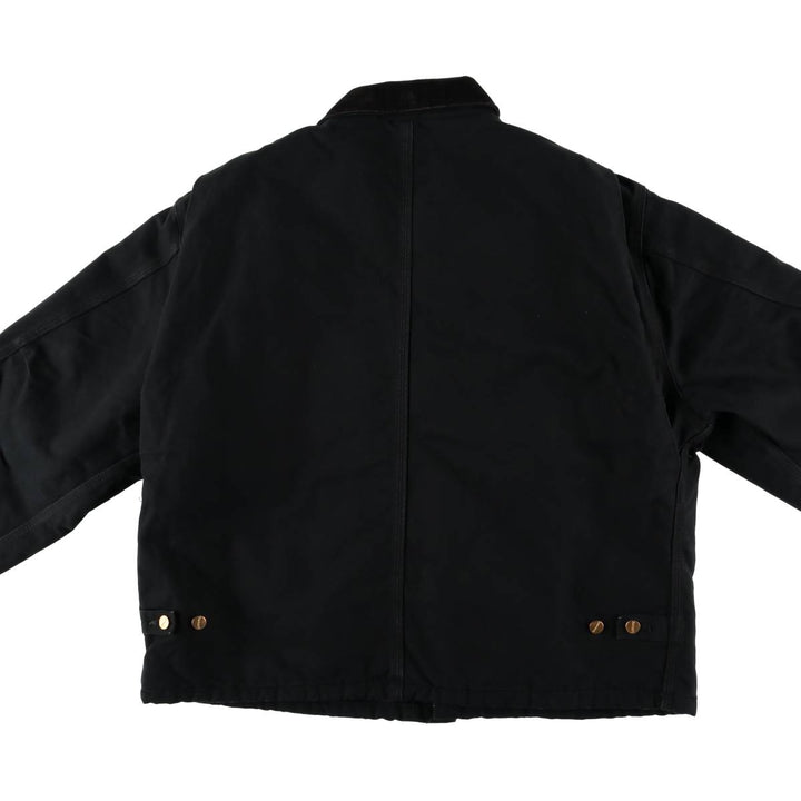 2000'S Carhartt Traditional Padded Duck Work Jacket, Men's XXL cotton black type Vintage Second Hand