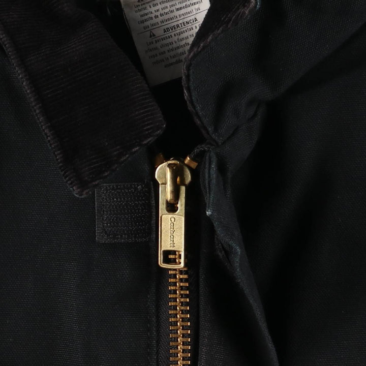 2000'S Carhartt Traditional Padded Duck Work Jacket, Men's XXL cotton black type Vintage Second Hand