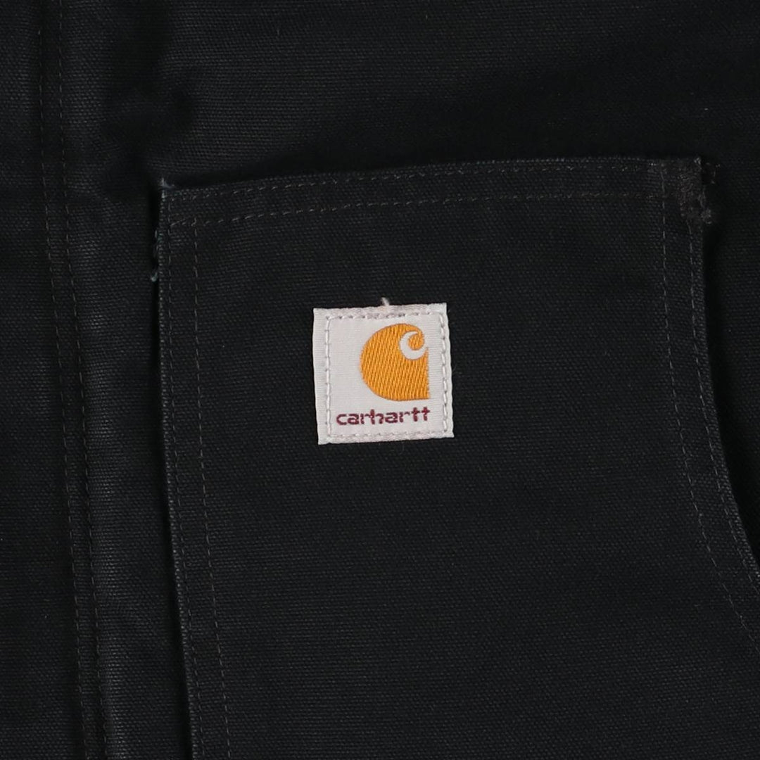 2000'S Carhartt Traditional Padded Duck Work Jacket, Men's XXL cotton black type Vintage Second Hand