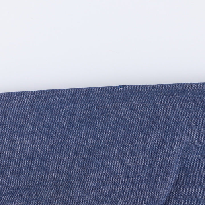 Bat-dyed denim coveralls, men's size XL unclear blue type Vintage Second Hand