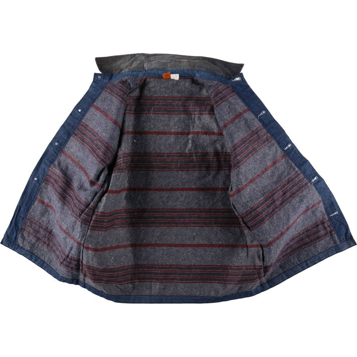 Vintage 70s-80'S Big Ben bat-dyed denim coverall, made in the USA, men's size L polyester blue type Vintage Second Hand