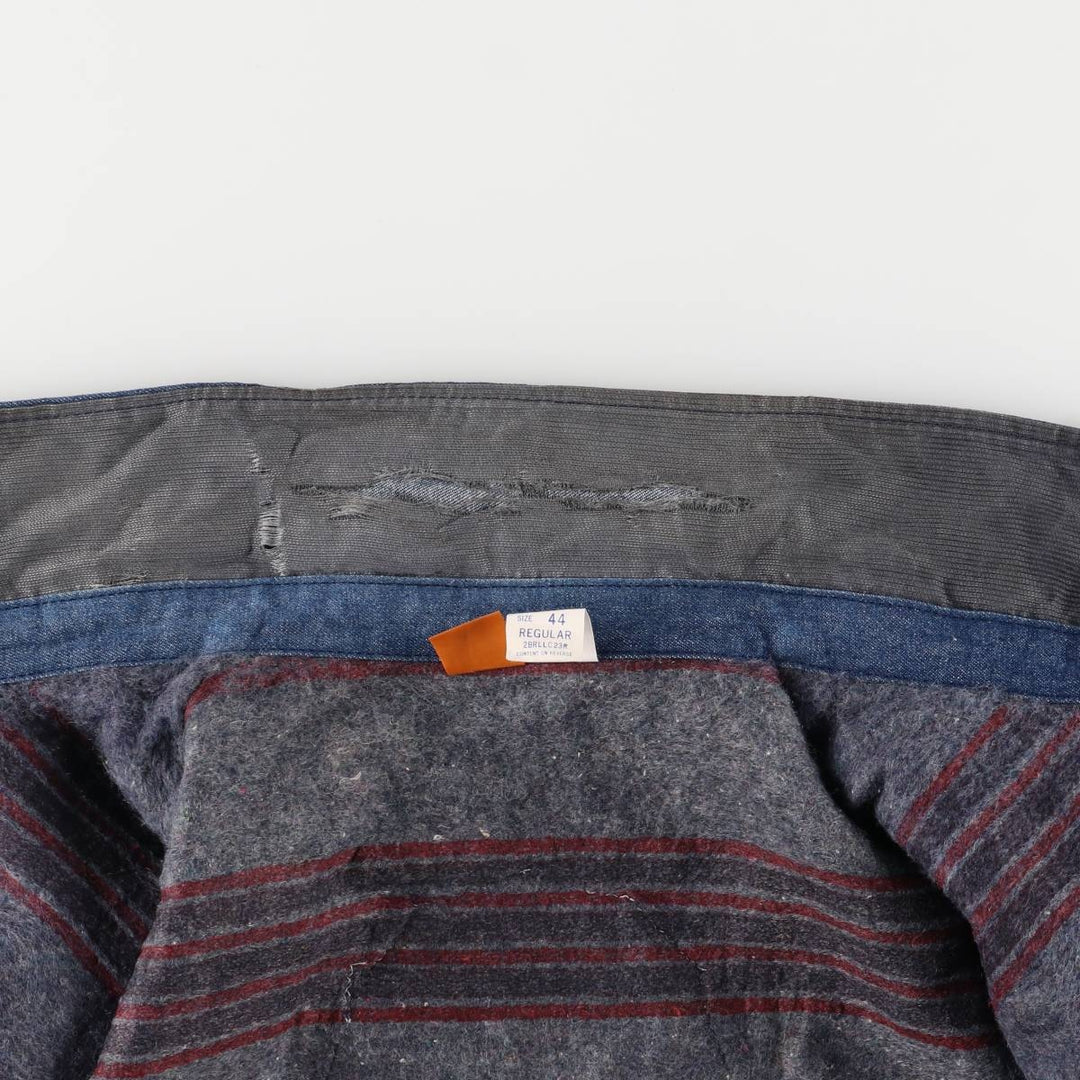 Vintage 70s-80'S Big Ben bat-dyed denim coverall, made in the USA, men's size L polyester blue type Vintage Second Hand