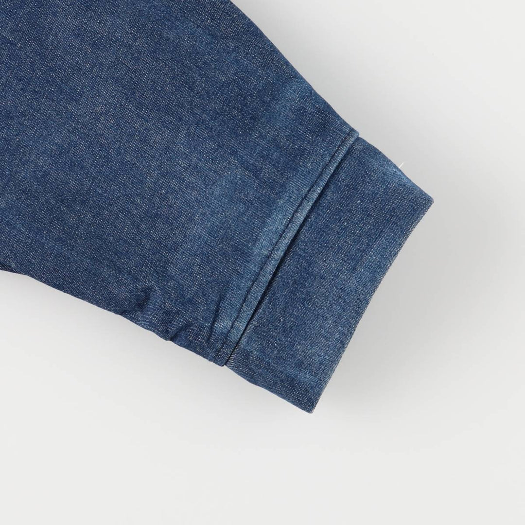 Vintage 70s-80'S Big Ben bat-dyed denim coverall, made in the USA, men's size L polyester blue type Vintage Second Hand