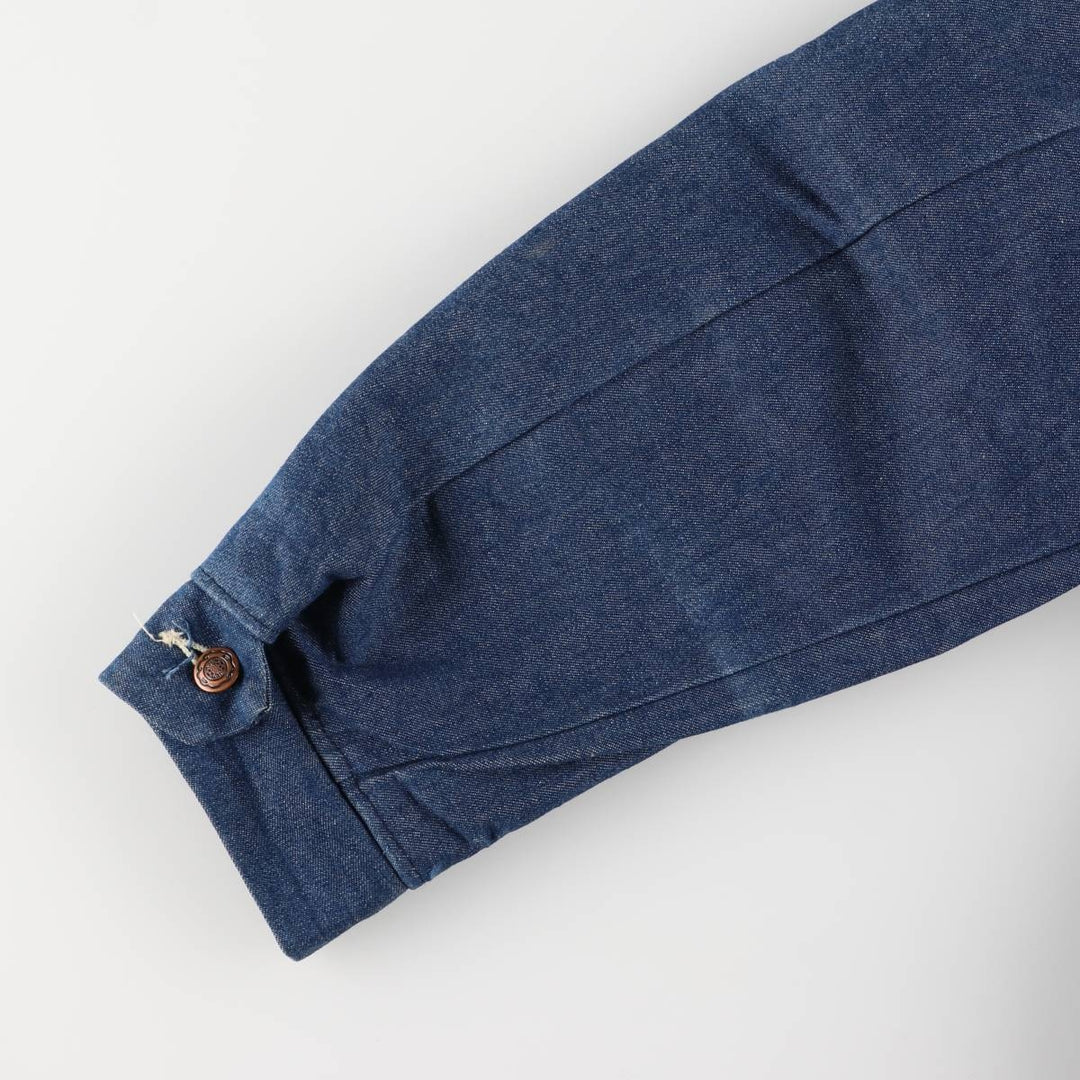 Vintage 70s-80'S Big Ben bat-dyed denim coverall, made in the USA, men's size L polyester blue type Vintage Second Hand