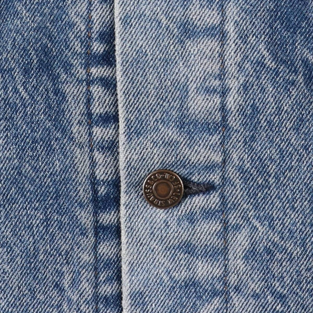 Vintage Levi's 70401-0816 denim jacket, made in the USA, size L. cotton blue type Vintage Second Hand