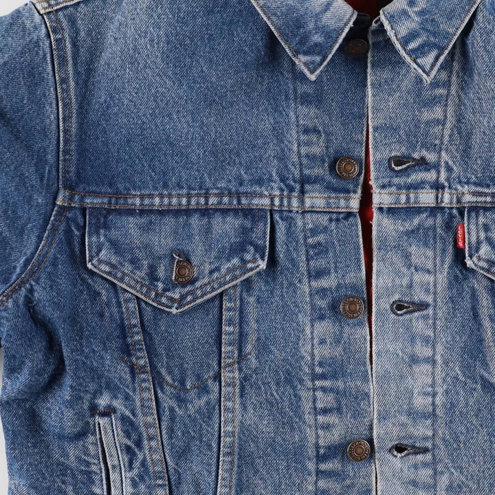 Vintage Levi's 70401-0816 denim jacket, made in the USA, size L. cotton blue type Vintage Second Hand