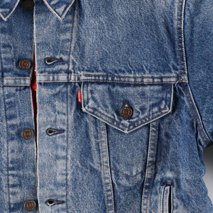 Vintage Levi's 70401-0816 denim jacket, made in the USA, size L. cotton blue type Vintage Second Hand