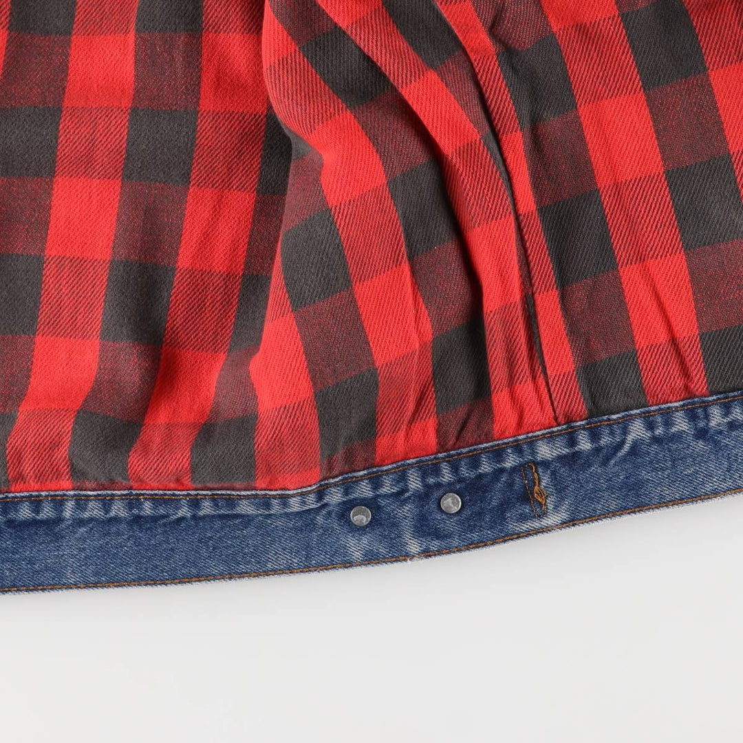 Vintage Levi's 70401-0816 denim jacket, made in the USA, size L. cotton blue type Vintage Second Hand