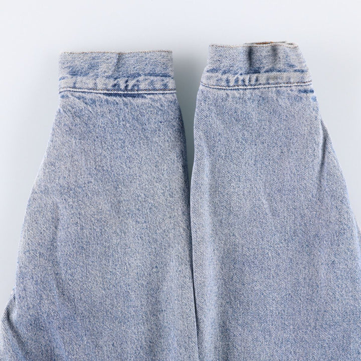 90'S Levi's 70417-4891 Denim Jacket, Made in USA, Men's Size L, Vintage cotton blue type Vintage Second Hand