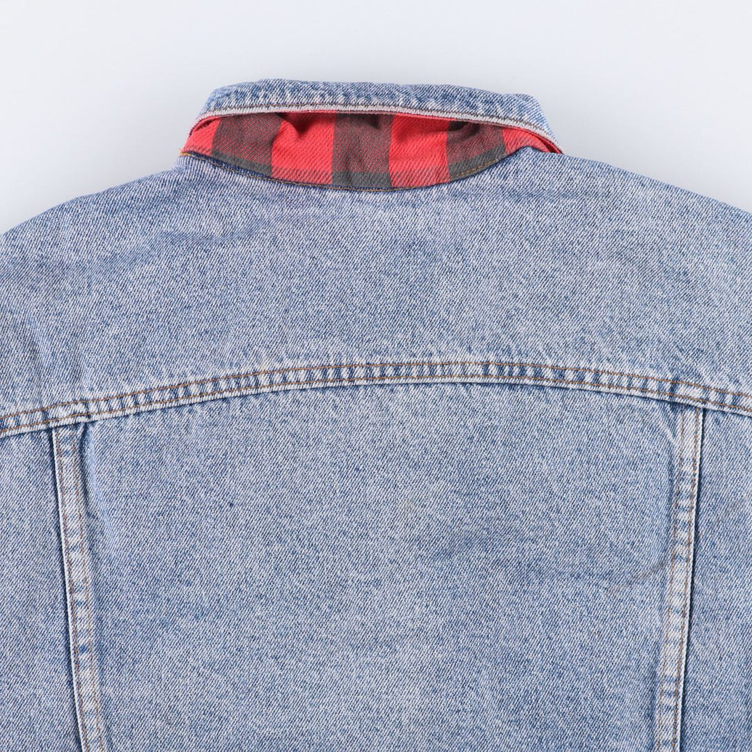 90'S Levi's 70417-4891 Denim Jacket, Made in USA, Men's Size L, Vintage cotton blue type Vintage Second Hand
