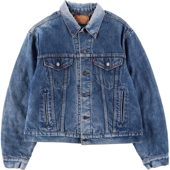 90'S Levi's 70506-0316 denim jacket, made in the USA, men's size M, vintage cotton blue type Vintage Second Hand