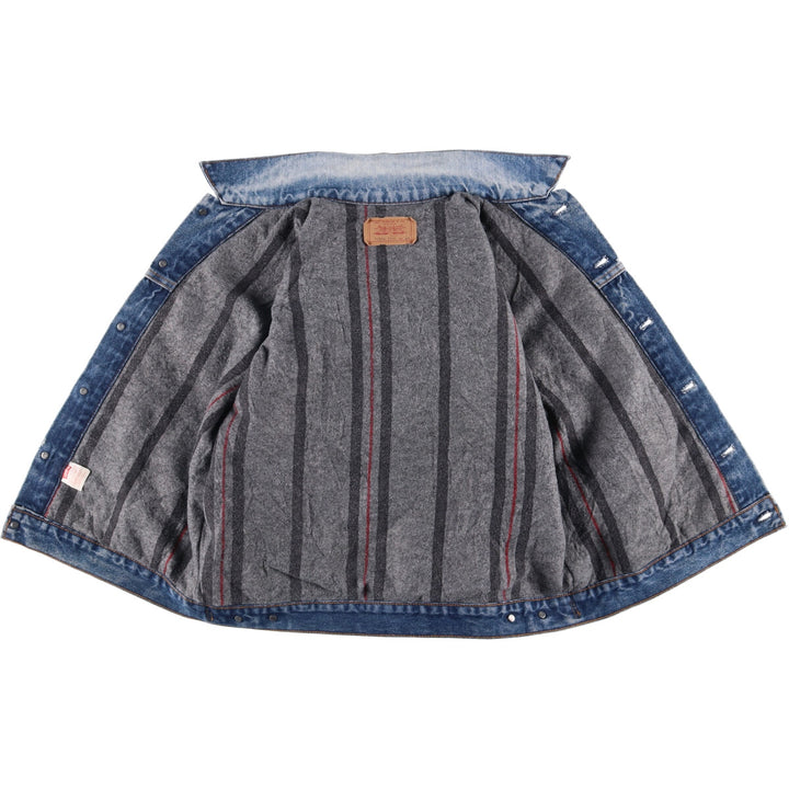 90'S Levi's 70506-0316 denim jacket, made in the USA, men's size M, vintage cotton blue type Vintage Second Hand