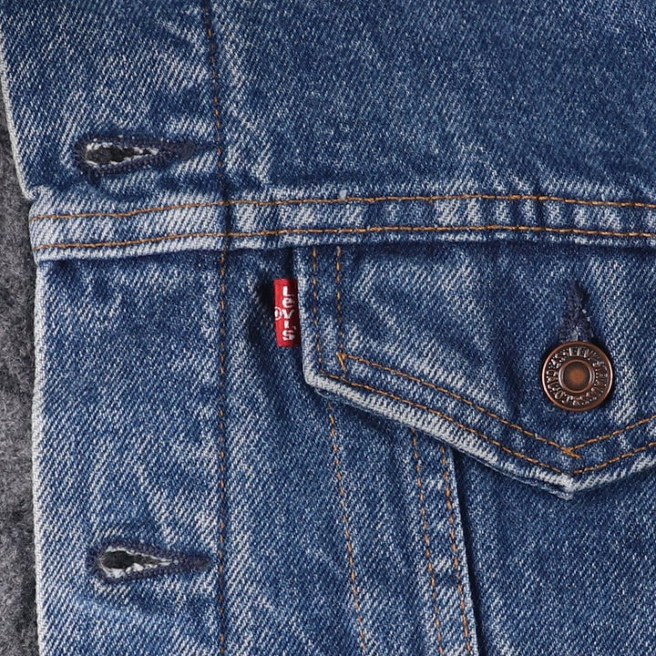 90'S Levi's 70506-0316 denim jacket, made in the USA, men's size M, vintage cotton blue type Vintage Second Hand