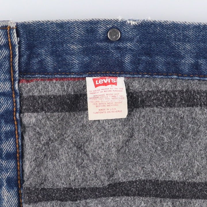 90'S Levi's 70506-0316 denim jacket, made in the USA, men's size M, vintage cotton blue type Vintage Second Hand