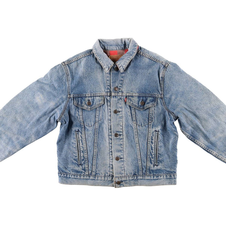 Vintage 1980'S Levi's 70411-0316 denim jacket, made in the USA, size L. cotton blue type Vintage Second Hand