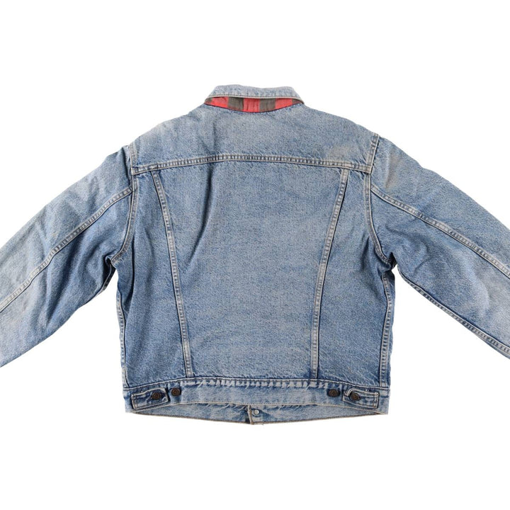 Vintage 1980'S Levi's 70411-0316 denim jacket, made in the USA, size L. cotton blue type Vintage Second Hand