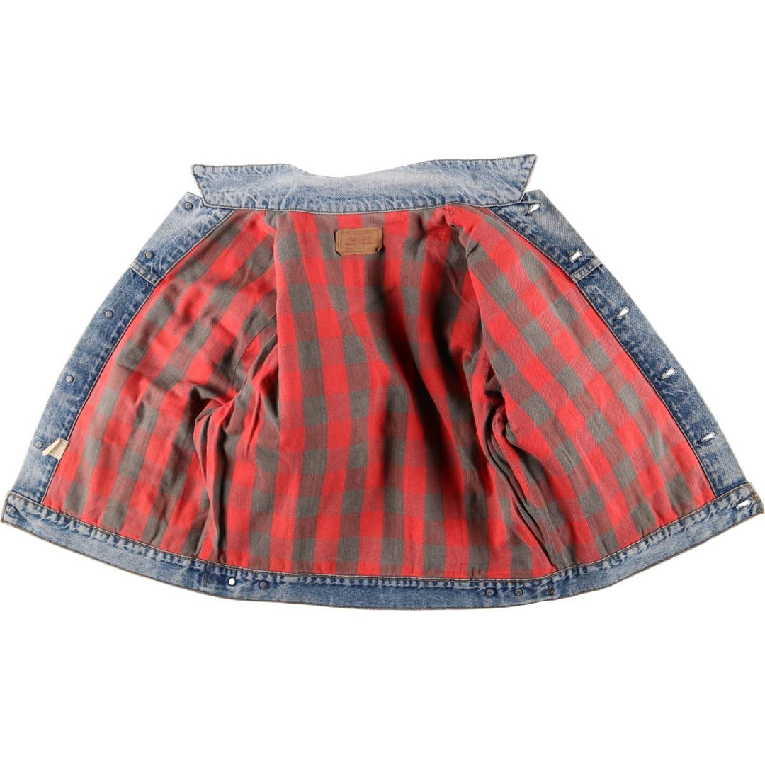 Vintage 1980'S Levi's 70411-0316 denim jacket, made in the USA, size L. cotton blue type Vintage Second Hand