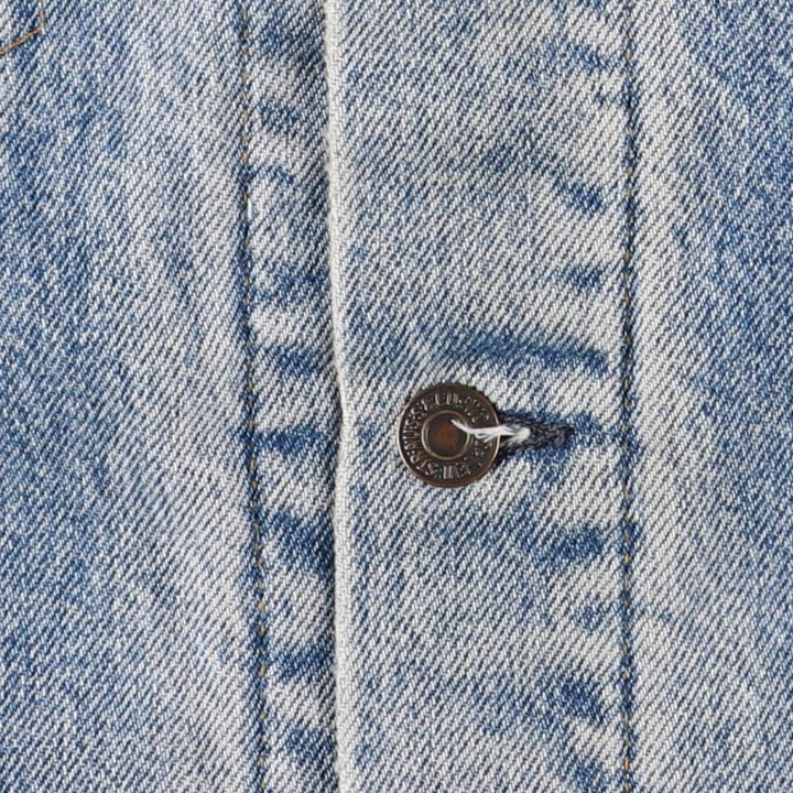 Vintage 1980'S Levi's 70411-0316 denim jacket, made in the USA, size L. cotton blue type Vintage Second Hand