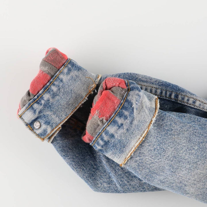 Vintage 1980'S Levi's 70411-0316 denim jacket, made in the USA, size L. cotton blue type Vintage Second Hand