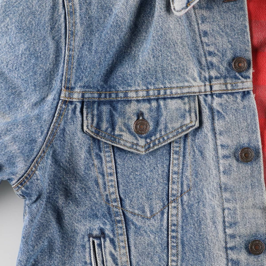 Vintage 1980'S Levi's 70411-0316 denim jacket, made in the USA, size L. cotton blue type Vintage Second Hand