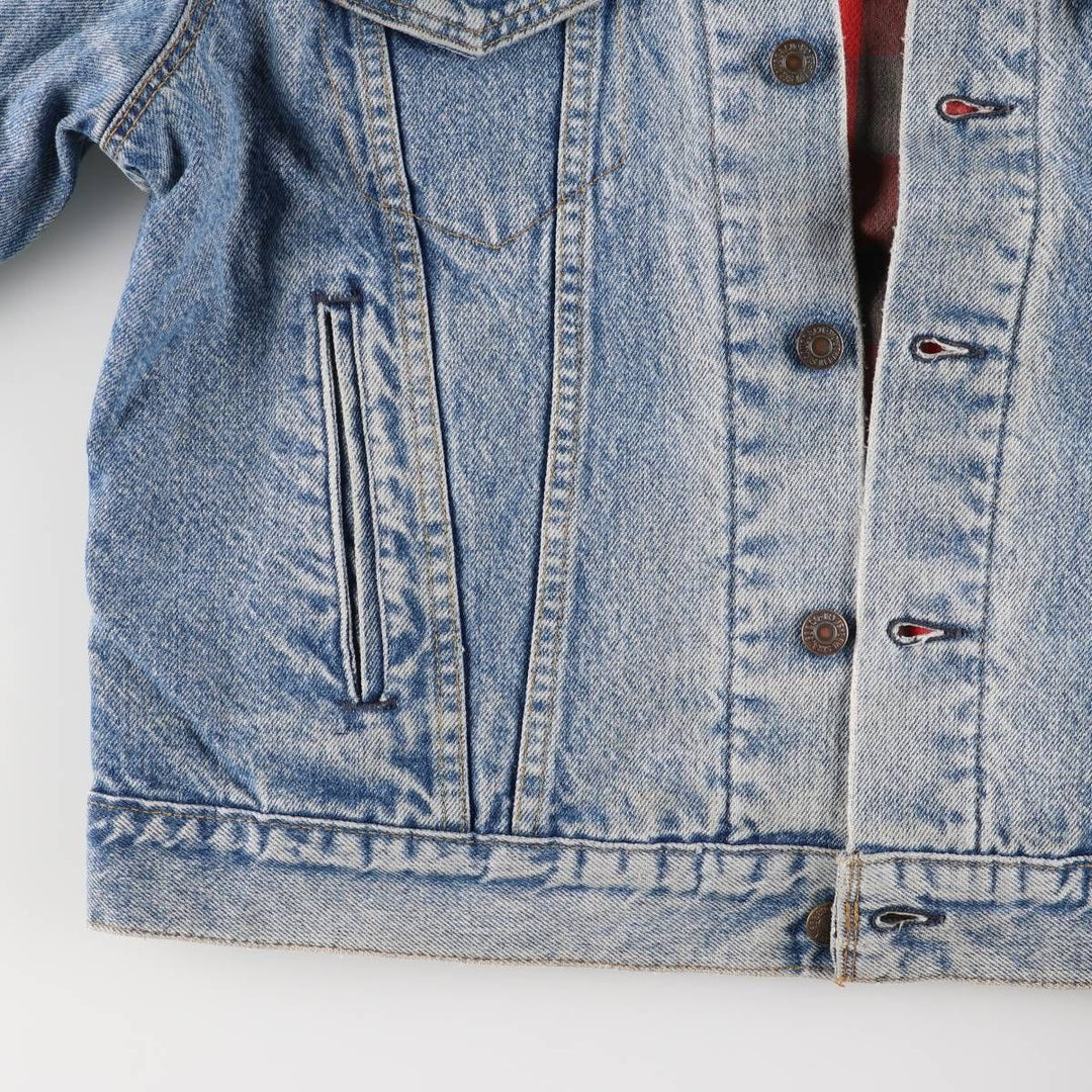 Vintage 1980'S Levi's 70411-0316 denim jacket, made in the USA, size L. cotton blue type Vintage Second Hand