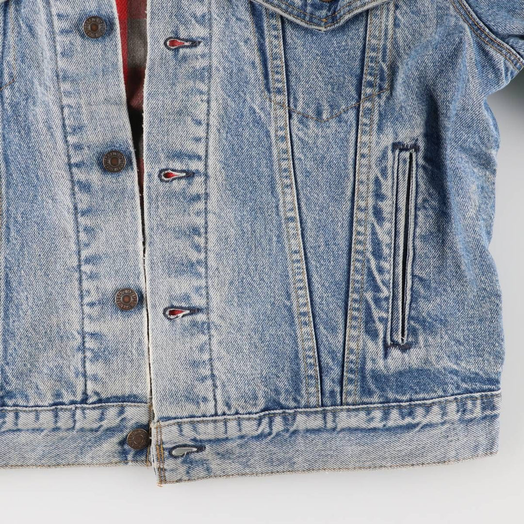 Vintage 1980'S Levi's 70411-0316 denim jacket, made in the USA, size L. cotton blue type Vintage Second Hand