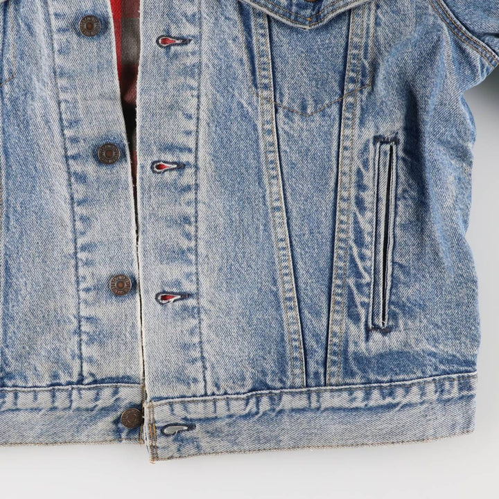 Vintage 1980'S Levi's 70411-0316 denim jacket, made in the USA, size L. cotton blue type Vintage Second Hand