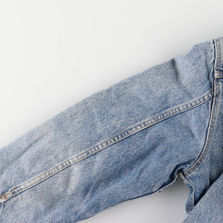 Vintage 1980'S Levi's 70411-0316 denim jacket, made in the USA, size L. cotton blue type Vintage Second Hand