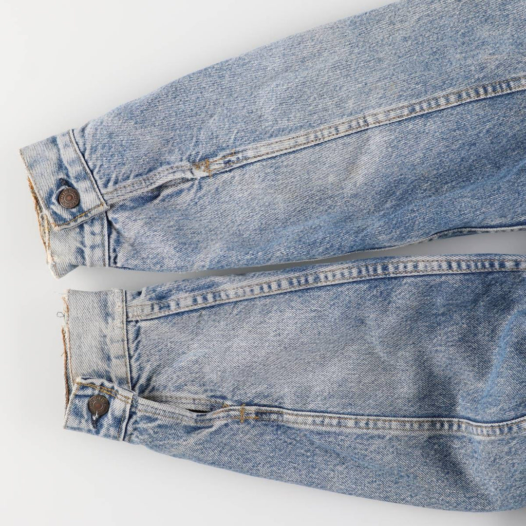 Vintage 1980'S Levi's 70411-0316 denim jacket, made in the USA, size L. cotton blue type Vintage Second Hand