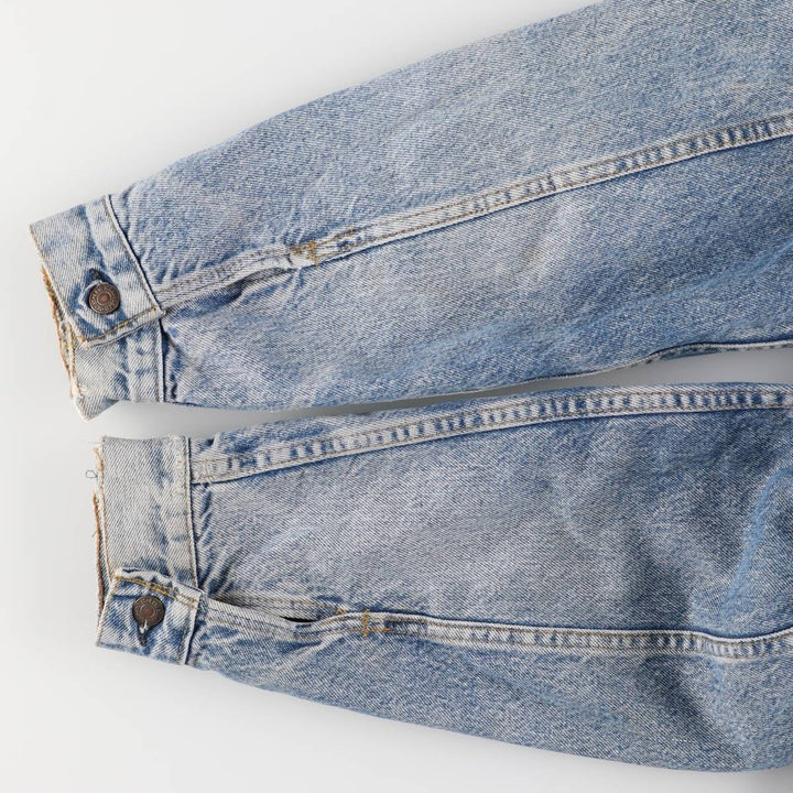 Vintage 1980'S Levi's 70411-0316 denim jacket, made in the USA, size L. cotton blue type Vintage Second Hand