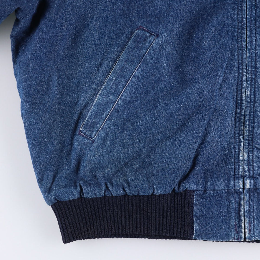 Vintage 70s-80'S Osh Kosh B'GOSH padded denim jacket, made in the USA, size XL, men's cotton blue type Vintage Second Hand