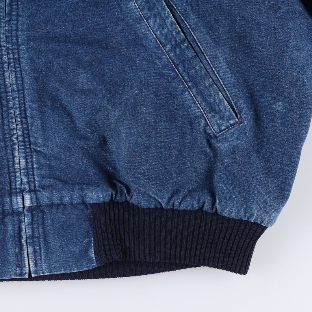 Vintage 70s-80'S Osh Kosh B'GOSH padded denim jacket, made in the USA, size XL, men's cotton blue type Vintage Second Hand