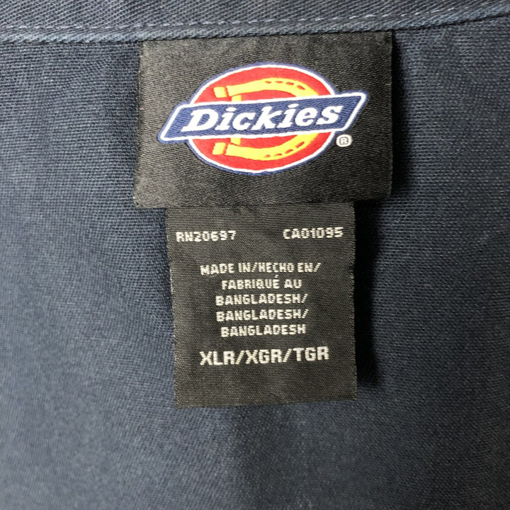 Dickies Work Jacket Men's XL polyester navy blue type Vintage Second Hand