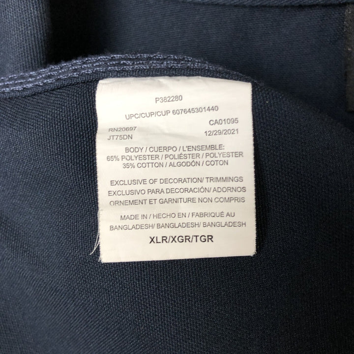 Dickies Work Jacket Men's XL polyester navy blue type Vintage Second Hand