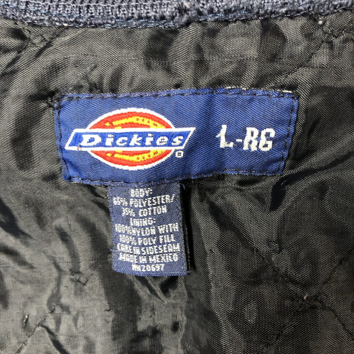 Dickies Work Blouson, Men's Size L polyester navy blue type Vintage Second Hand