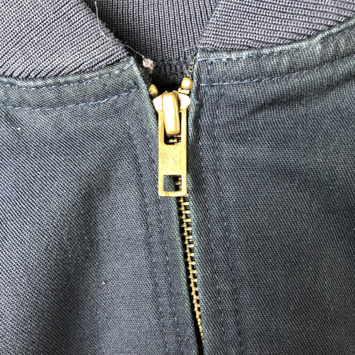 Dickies Work Blouson, Men's Size L polyester navy blue type Vintage Second Hand