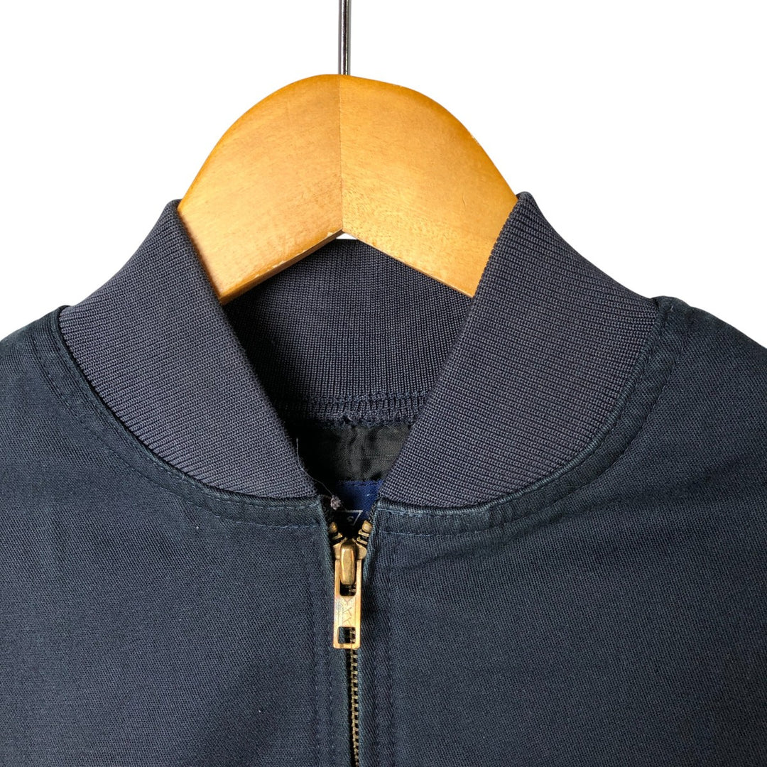 Dickies Work Blouson, Men's Size L polyester navy blue type Vintage Second Hand
