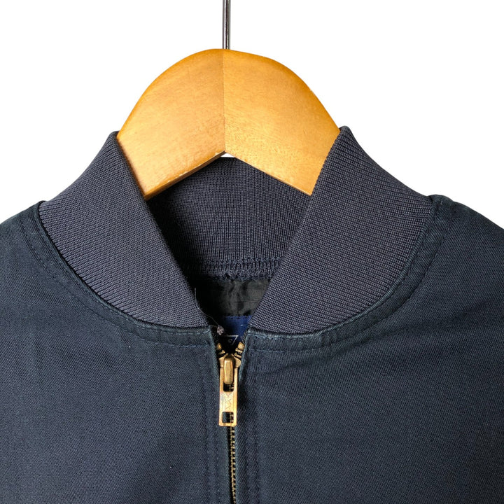 Dickies Work Blouson, Men's Size L polyester navy blue type Vintage Second Hand
