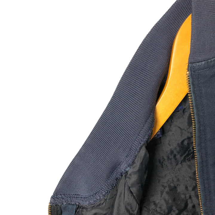 Dickies Work Blouson, Men's Size L polyester navy blue type Vintage Second Hand