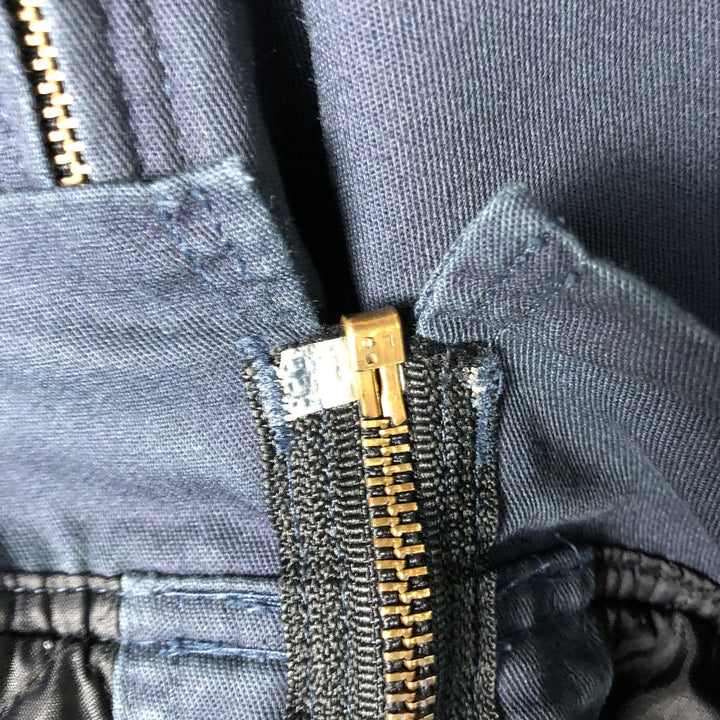 Dickies Work Blouson, Men's Size L polyester navy blue type Vintage Second Hand