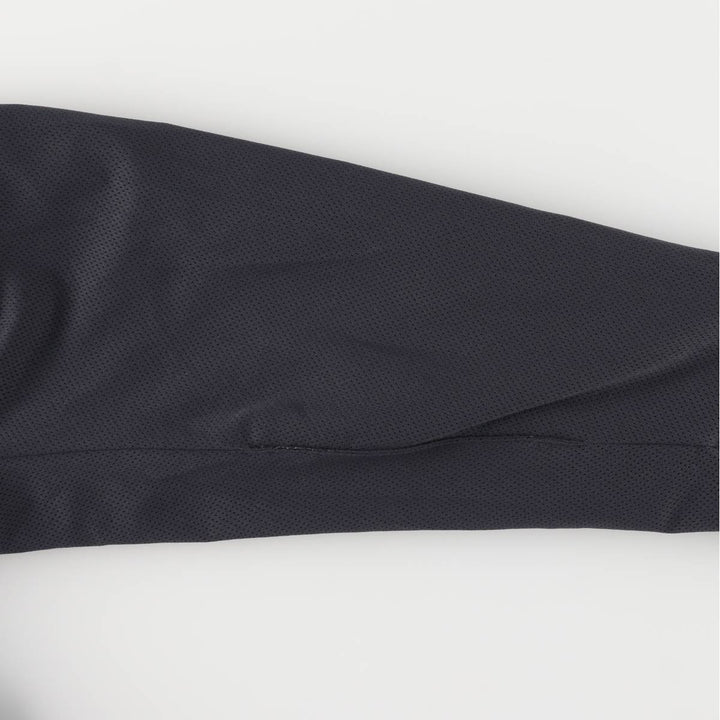 2000'S Adidas warm-up pullover, men's size M polyester Charcoal Vintage Second Hand