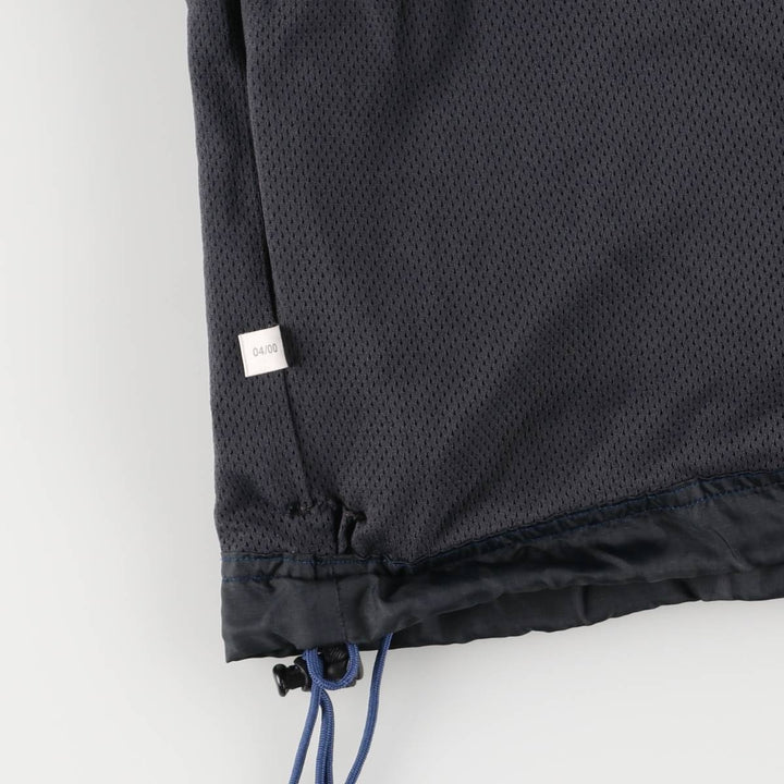 2000'S Adidas warm-up pullover, men's size M polyester Charcoal Vintage Second Hand