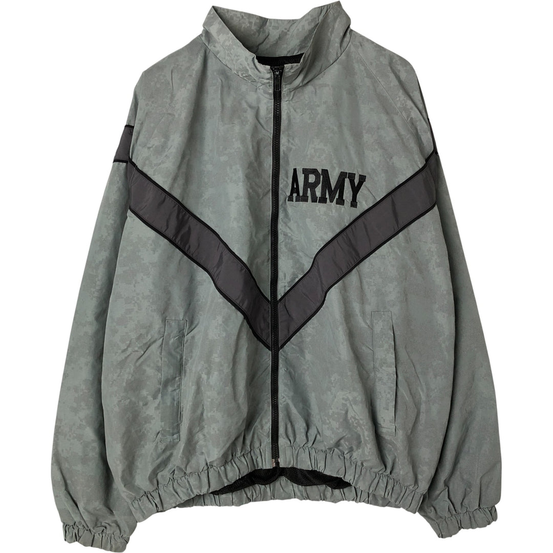 Authentic US Army SKILCRAFT PFU ACU Training Jacket, Digital Camo, Nylon Jacket, Made in USA, Medium Nylon gray type Vintage Second Hand