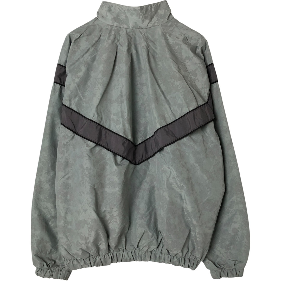 Authentic US Army SKILCRAFT PFU ACU Training Jacket, Digital Camo, Nylon Jacket, Made in USA, Medium Nylon gray type Vintage Second Hand